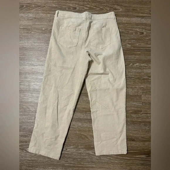Universal Standard White Corduroy Pants Size 14 EUC - Picture 6 of 6